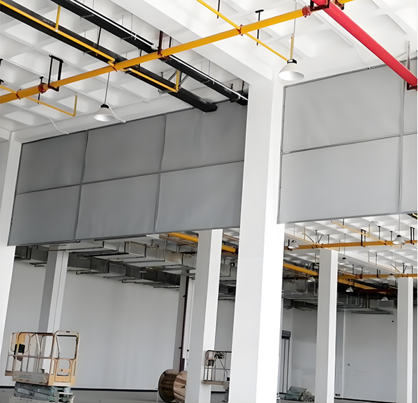 防火布铁门关挡烟垂壁